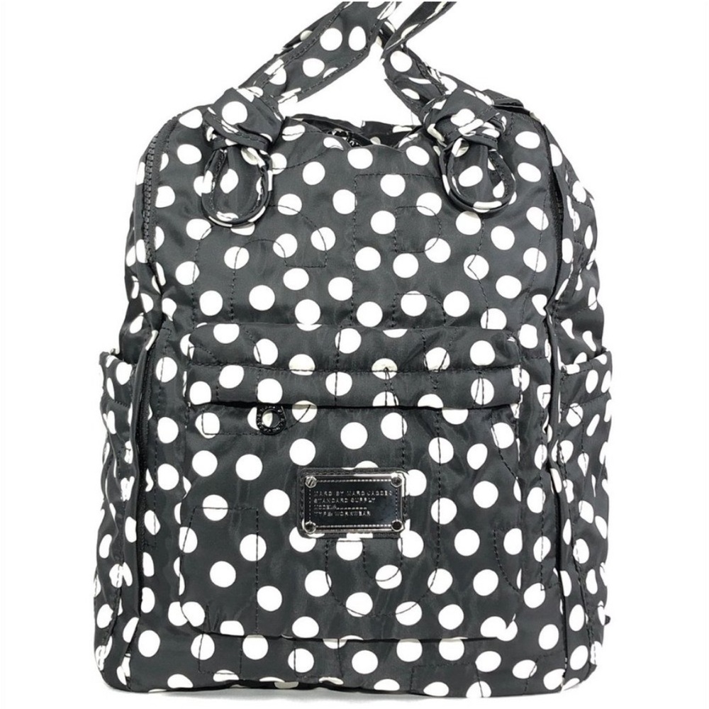 ❤️ Marc Jacobs Polka Dot Quilted Nylon Backpack